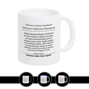 Tasse für Influencer Marketing Managerin - Druckerino