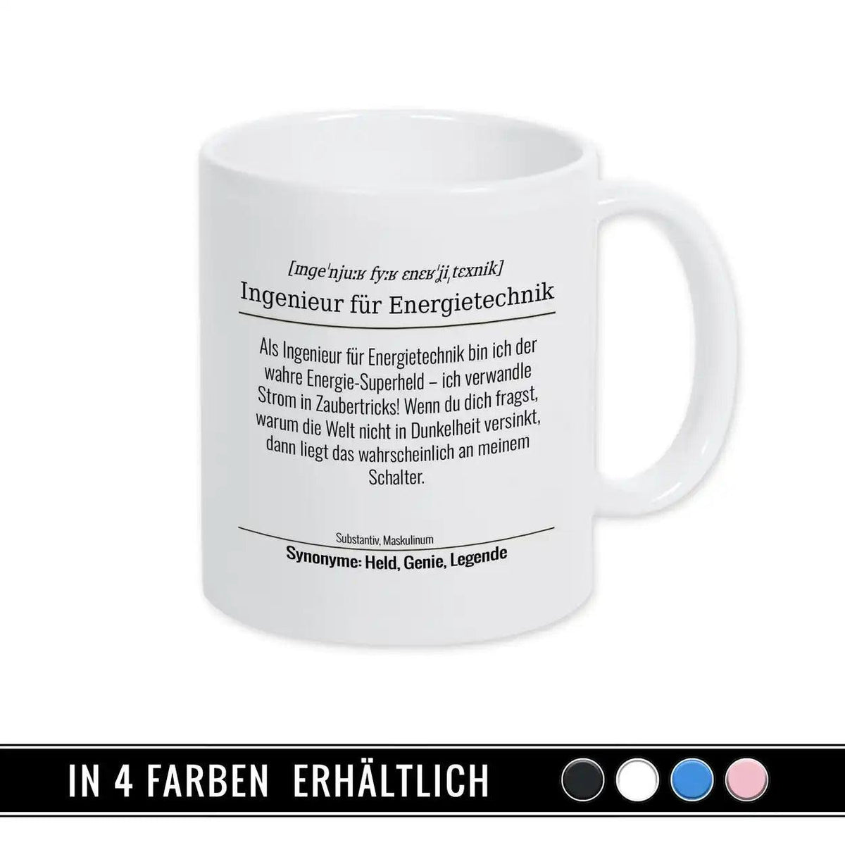 Tasse für Ingenieur für Energietechnik - Druckerino