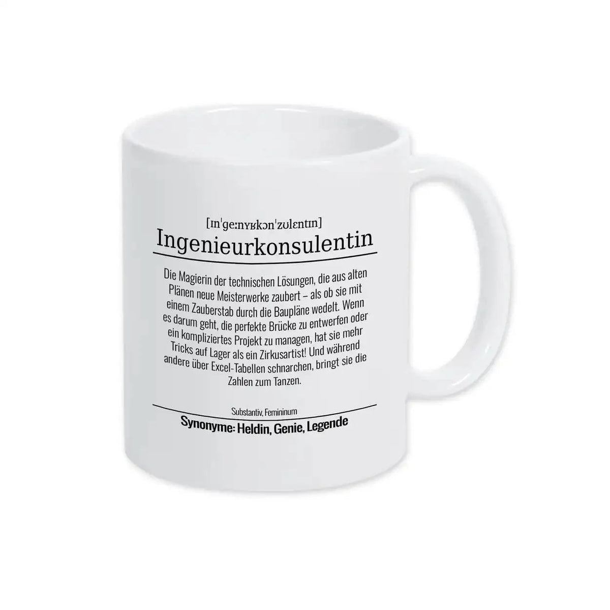 Tasse für Ingenieurkonsulentin - Druckerino