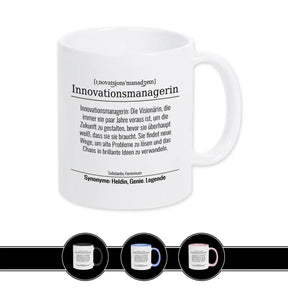 Tasse für Innovationsmanagerin - Druckerino