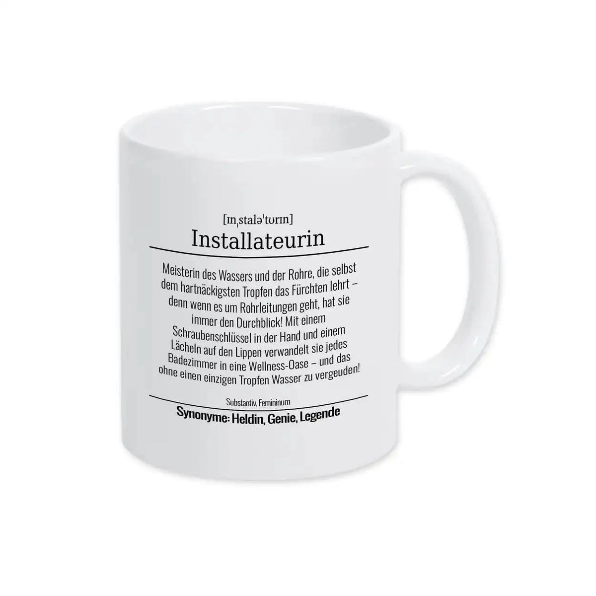 Tasse für Installateurin - Druckerino