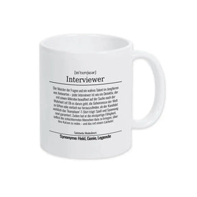 Tasse für Interviewer - Druckerino