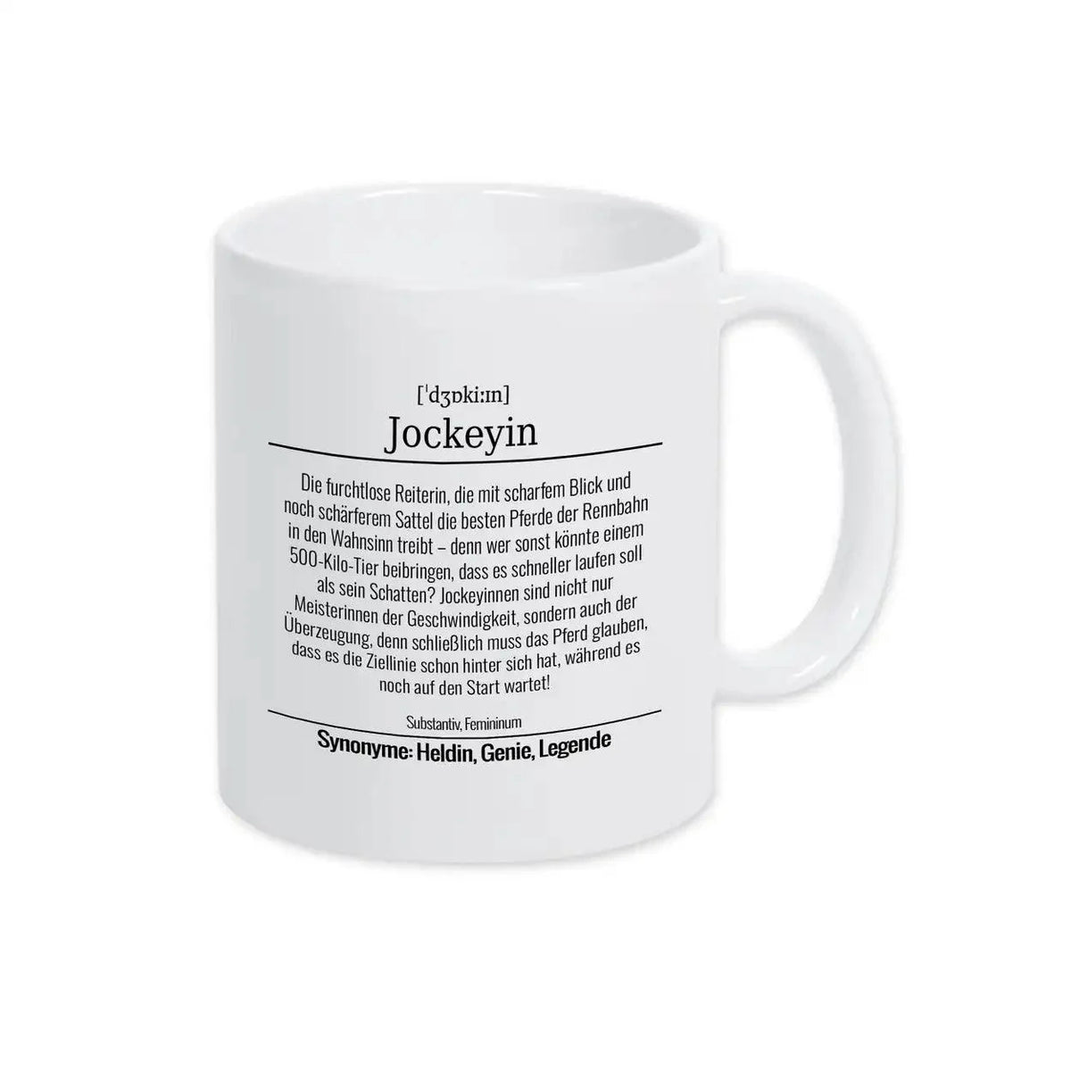 Tasse für Jockeyin - Druckerino