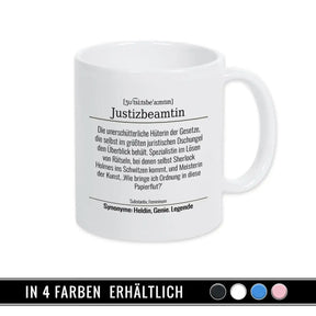 Tasse für Justizbeamtin - Druckerino