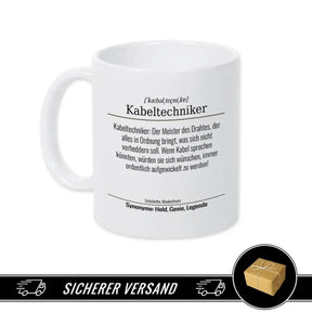 Tasse für Kabeltechniker - Druckerino