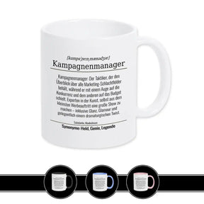 Tasse für Kampagnenmanager - Druckerino