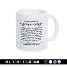 Tasse für Kampagnenmanager - Druckerino