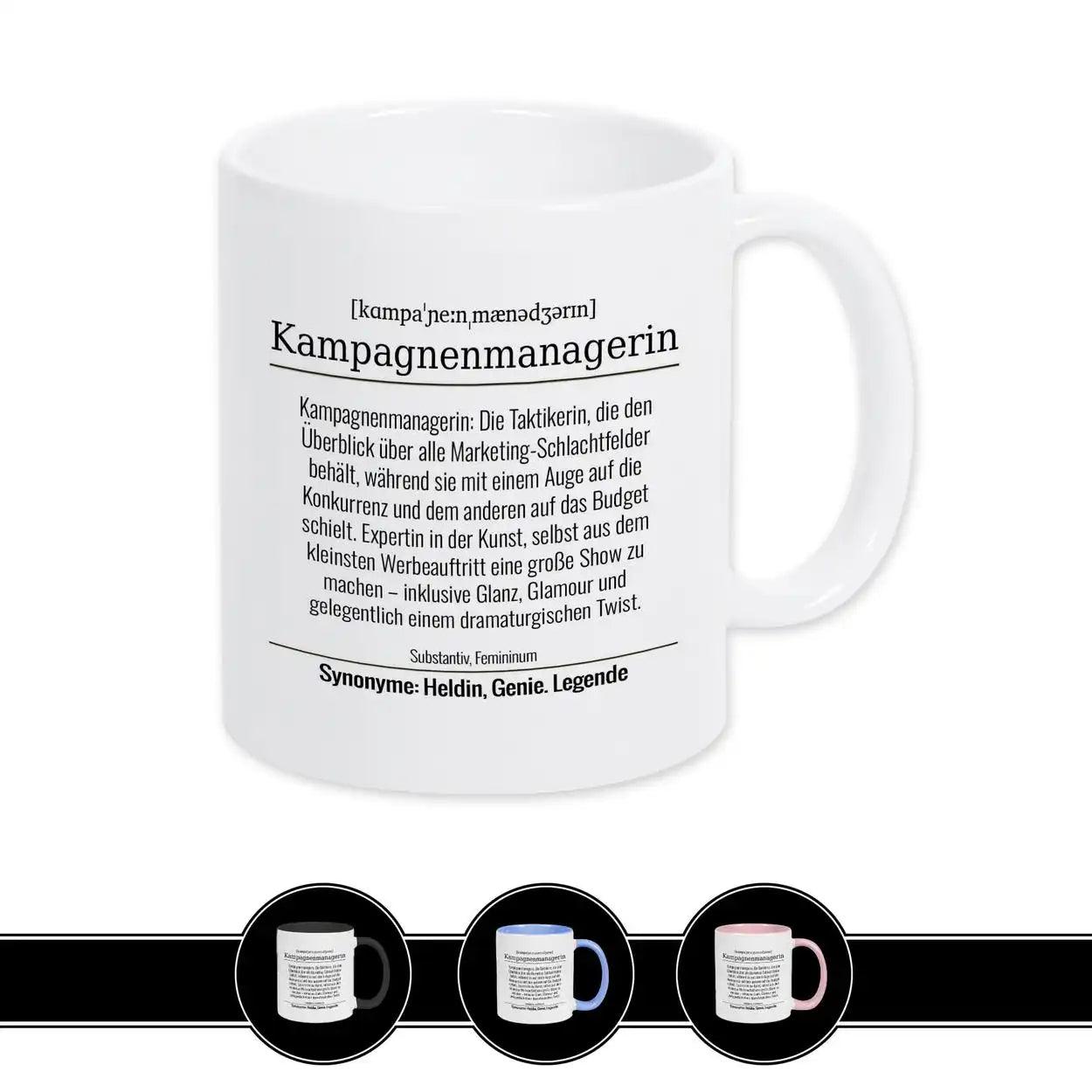 Tasse für Kampagnenmanagerin - Druckerino