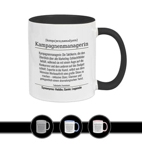 Tasse für Kampagnenmanagerin - Druckerino