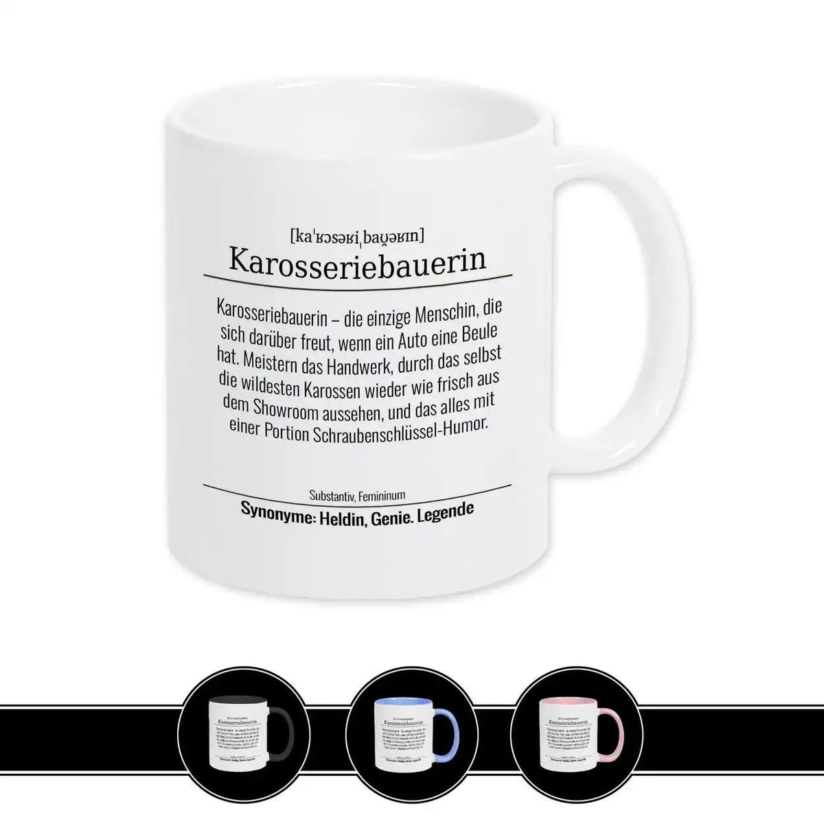 Tasse für Karosseriebauerin - Druckerino