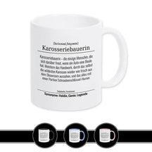 Tasse für Karosseriebauerin - Druckerino