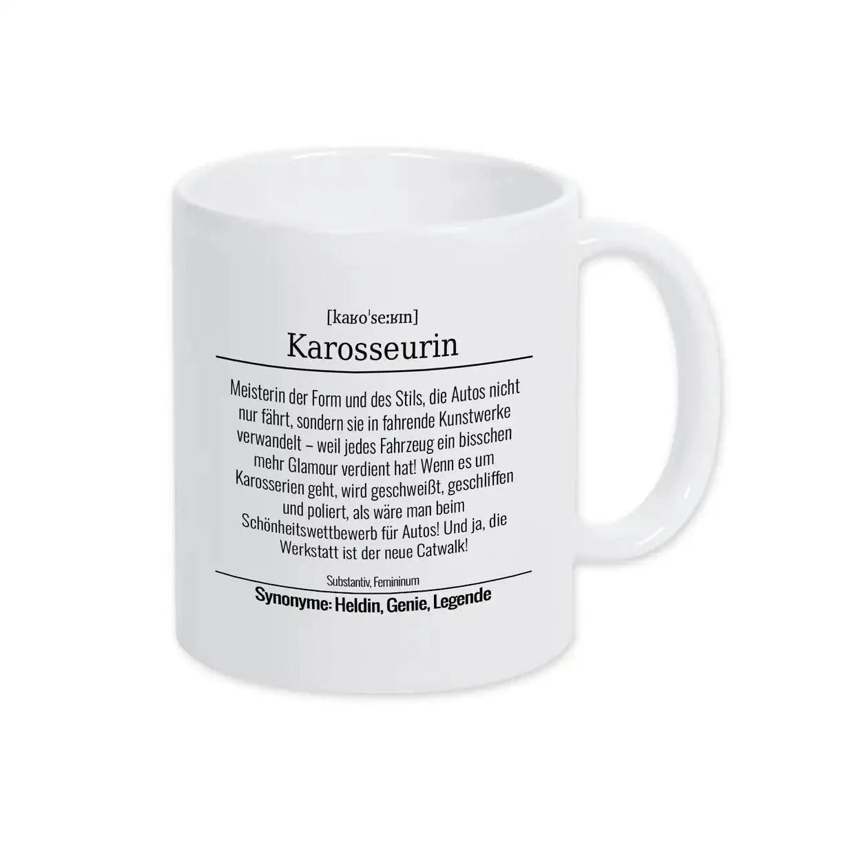 Tasse für Karosseurin - Druckerino