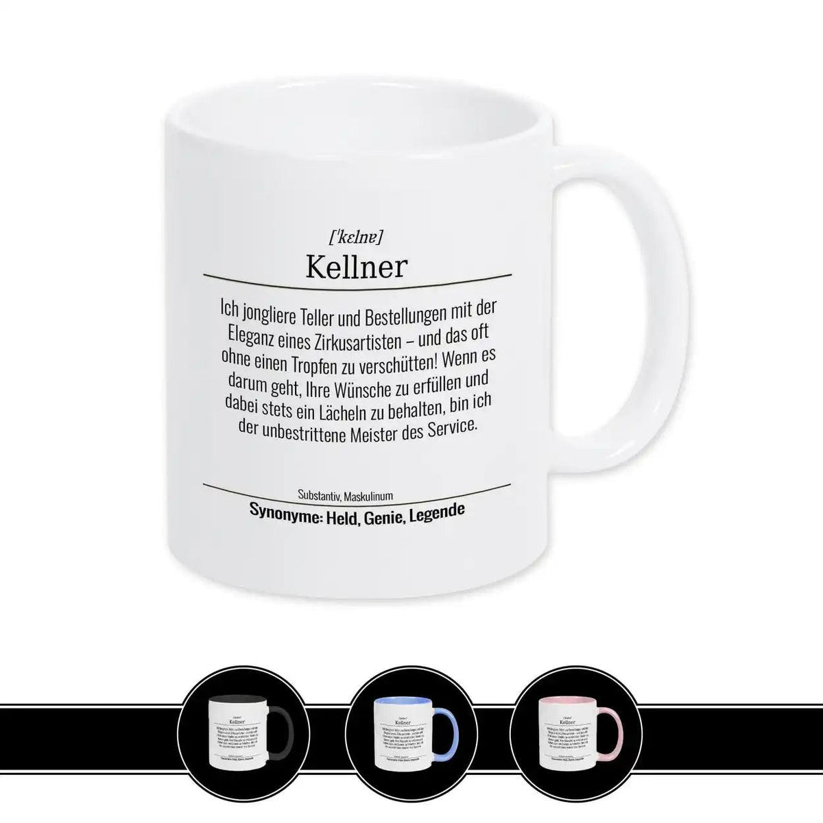 Tasse für Kellner - Druckerino