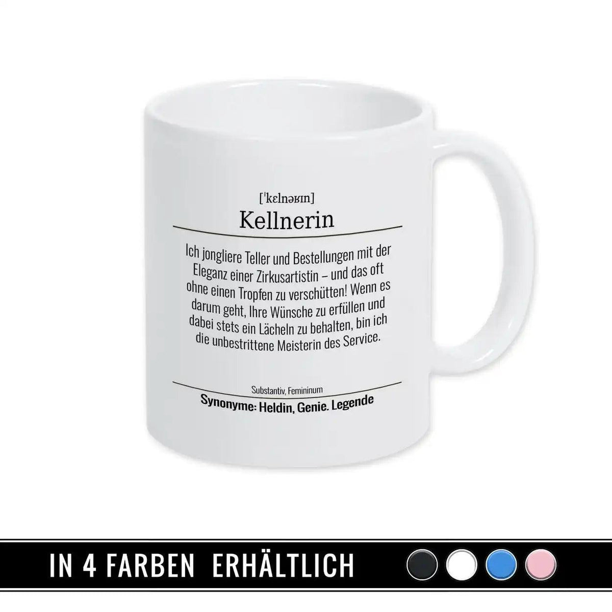 Tasse für Kellnerin - Druckerino