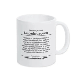 Tasse für Kinderbetreuerin - Druckerino
