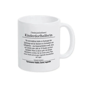 Tasse für Kinderdorfhelferin - Druckerino