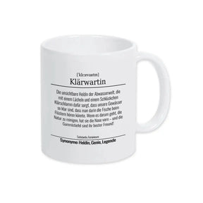 Tasse für Klärwartin - Druckerino