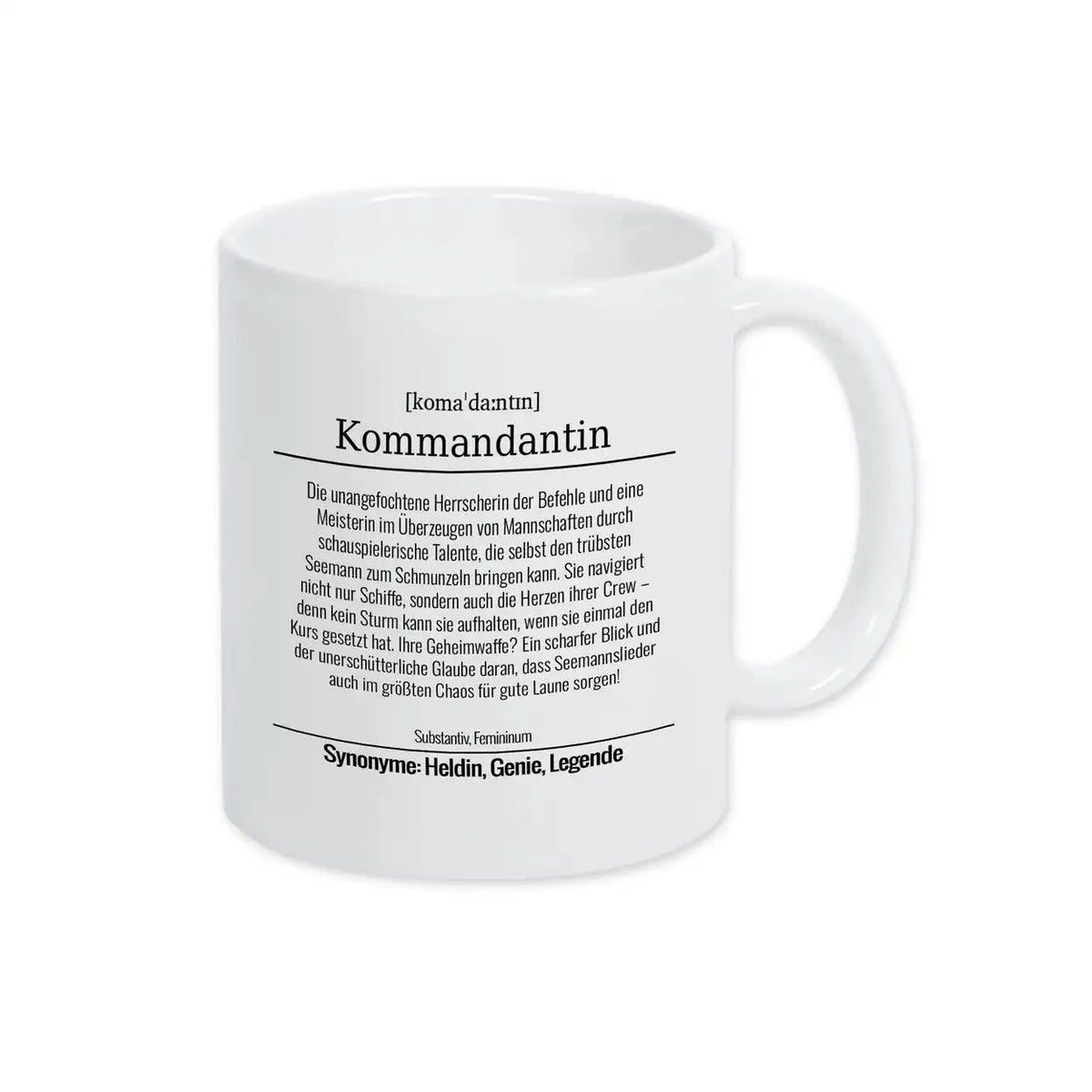Tasse für Kommandantin - Druckerino
