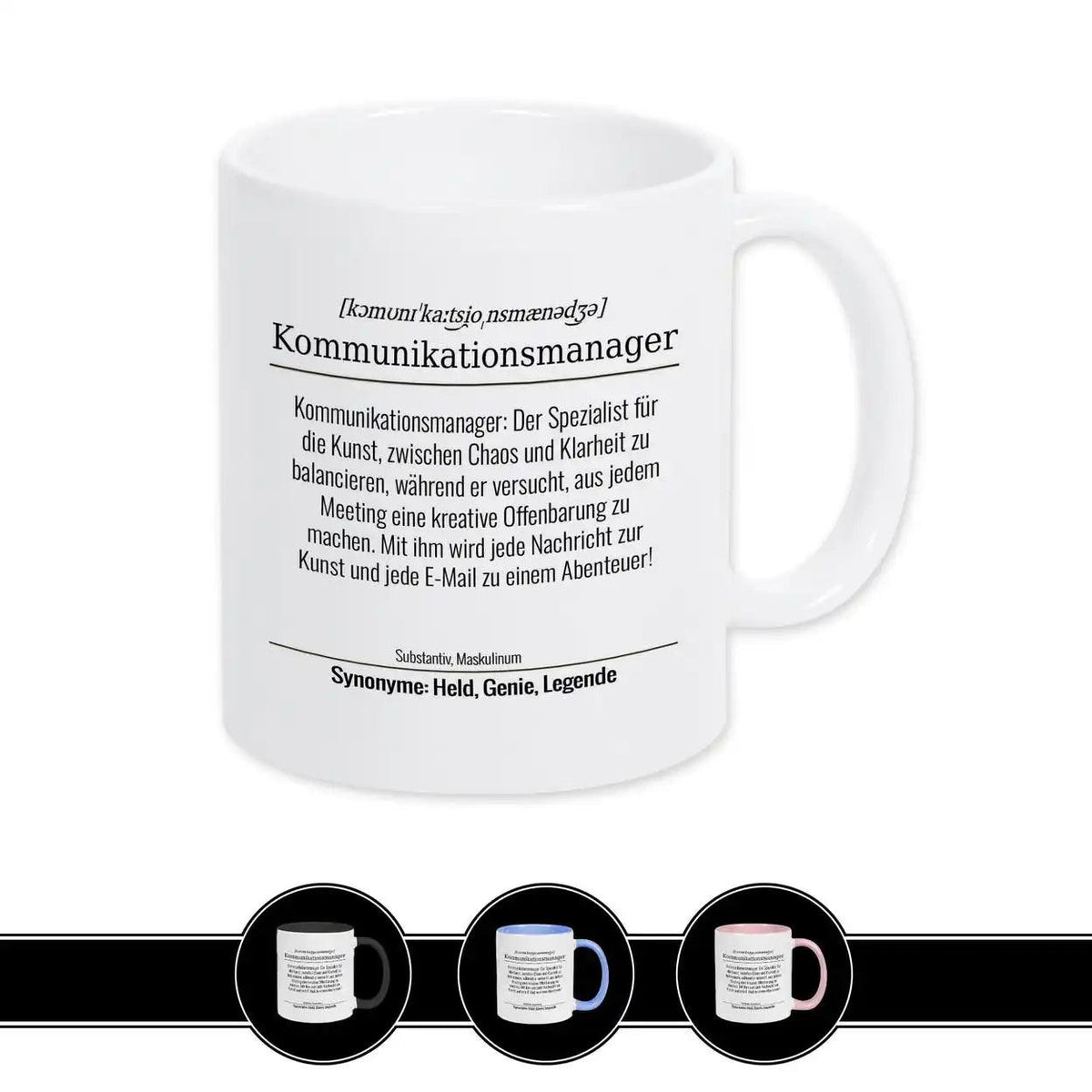 Tasse für Kommunikationsmanager - Druckerino