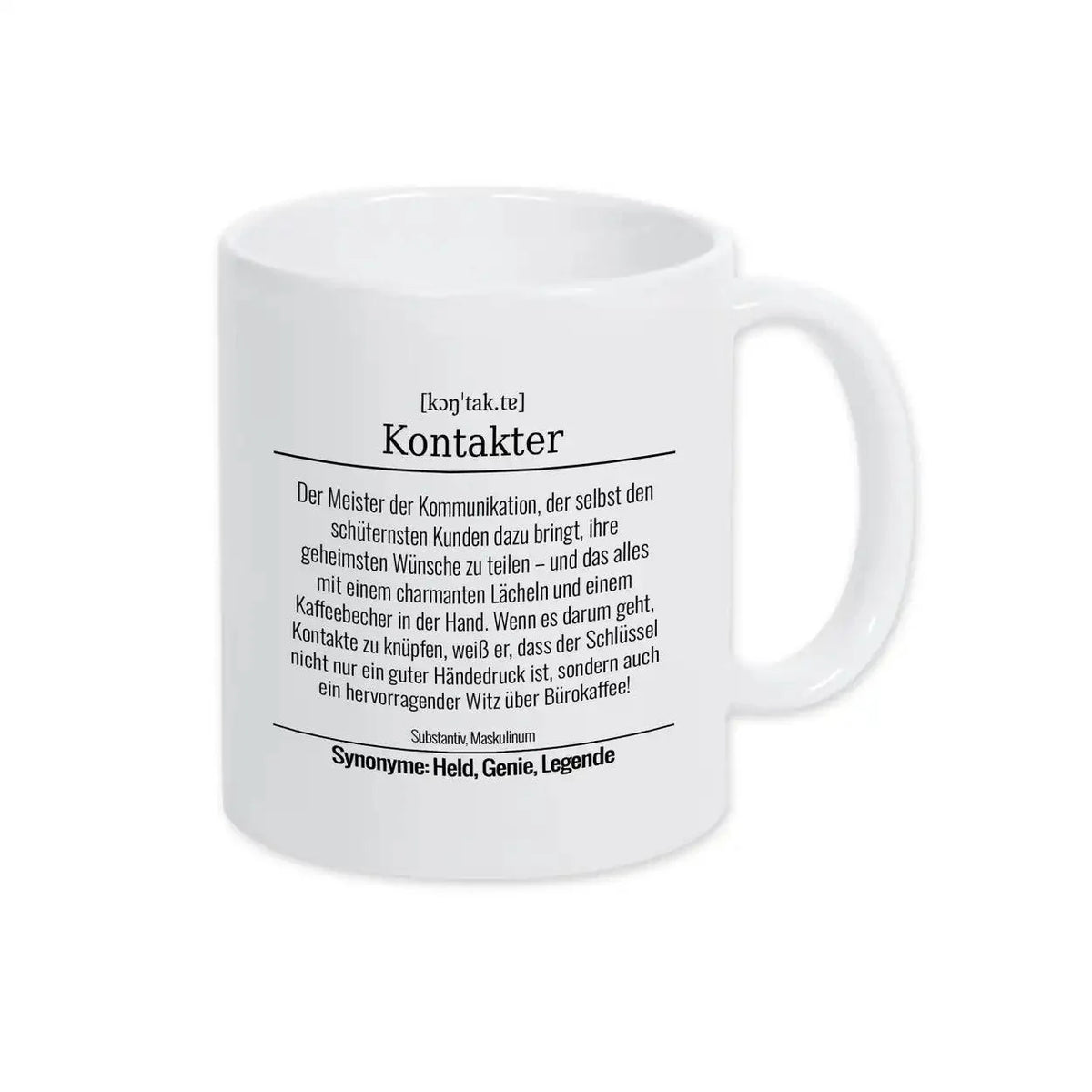 Tasse für Kontakter - Druckerino