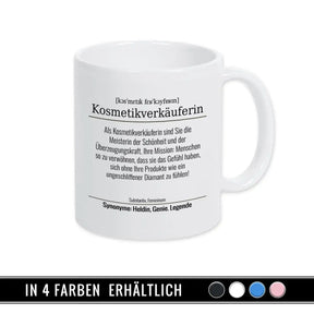 Tasse für Kosmetikverkäuferin - Druckerino
