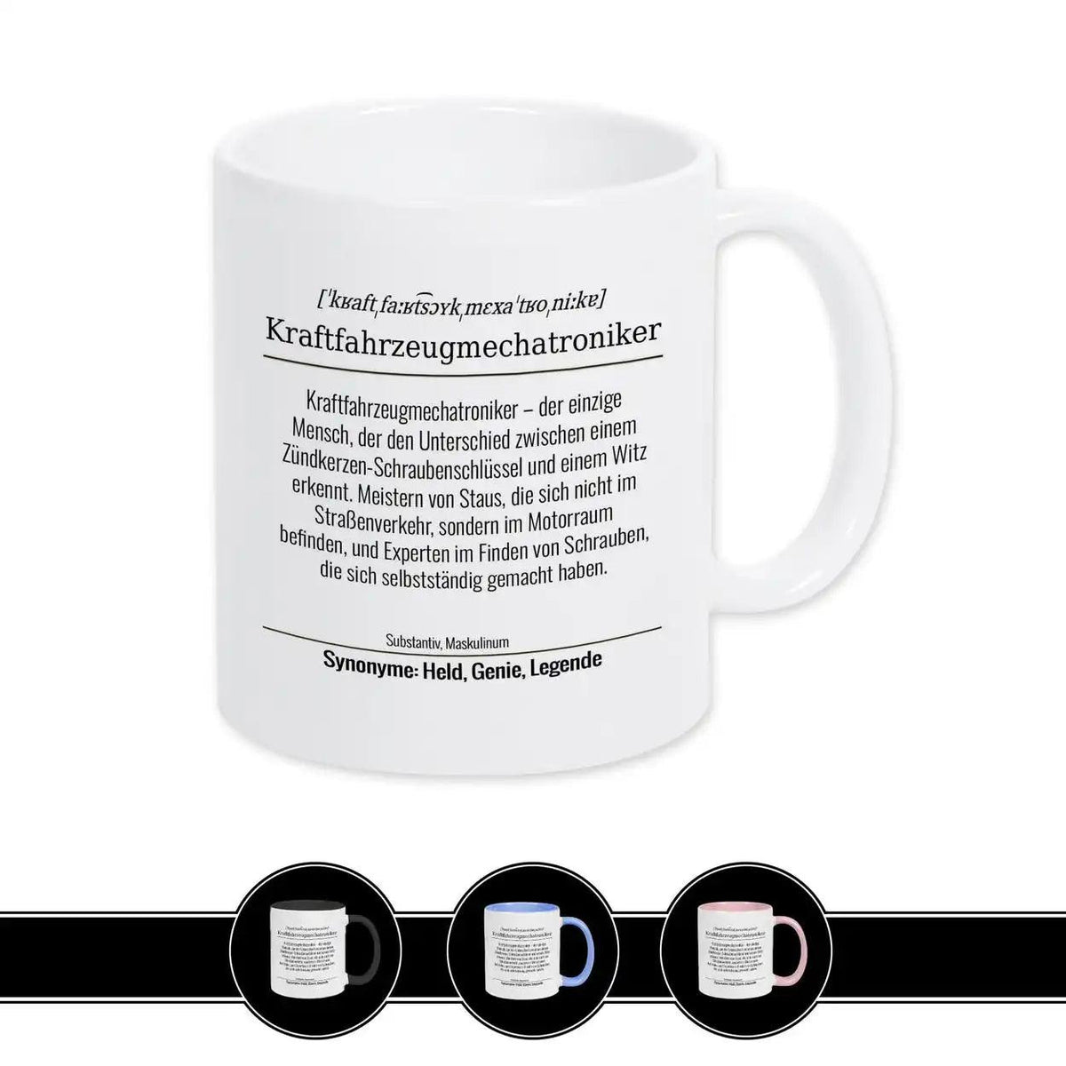 Tasse für Kraftfahrzeugmechatroniker - Druckerino
