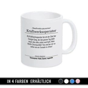 Tasse für Kraftwerksoperator - Druckerino
