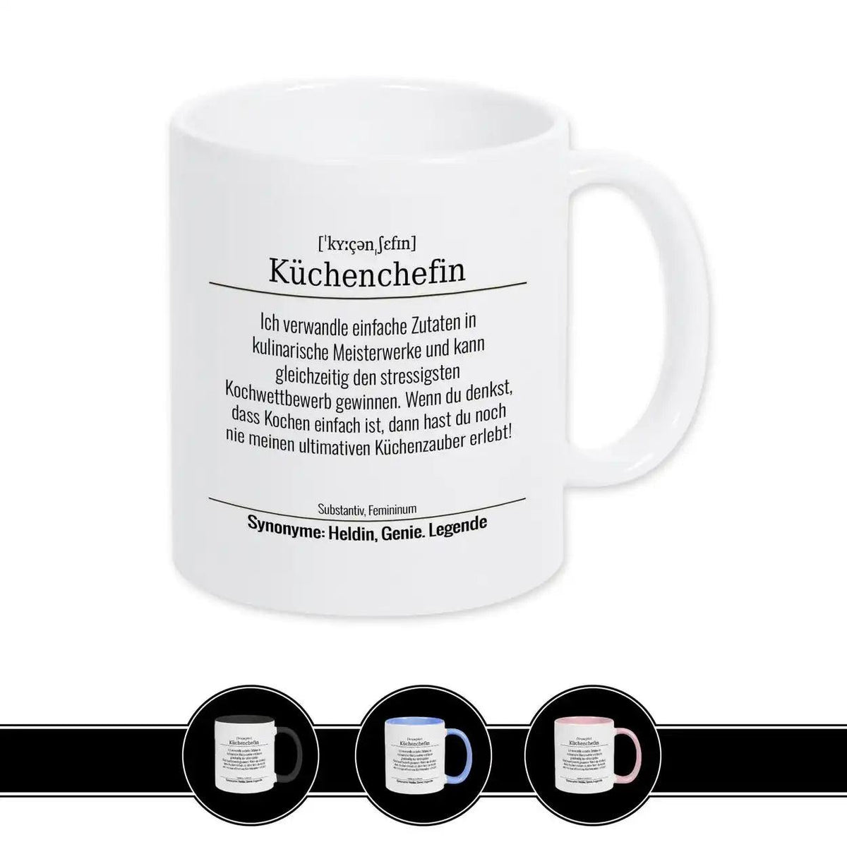 Tasse für Küchenchefin - Druckerino