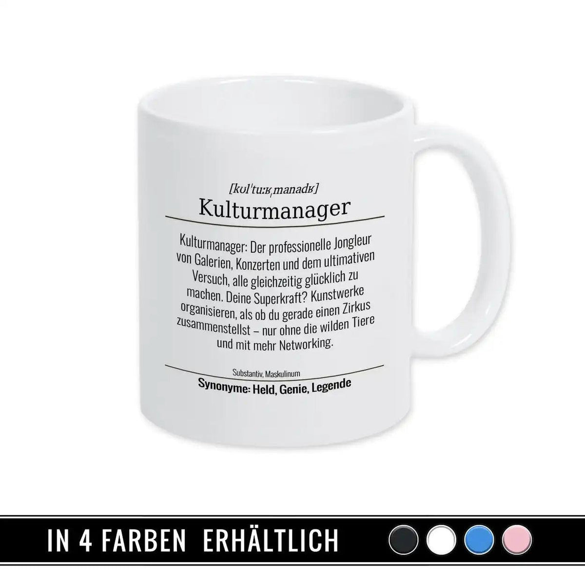 Tasse für Kulturmanager - Druckerino