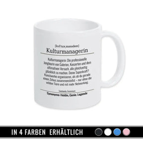 Tasse für Kulturmanagerin - Druckerino