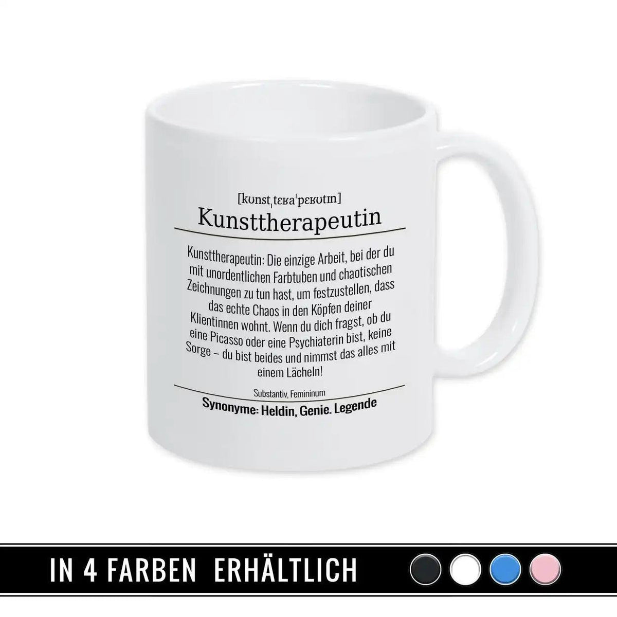 Tasse für Kunsttherapeutin - Druckerino