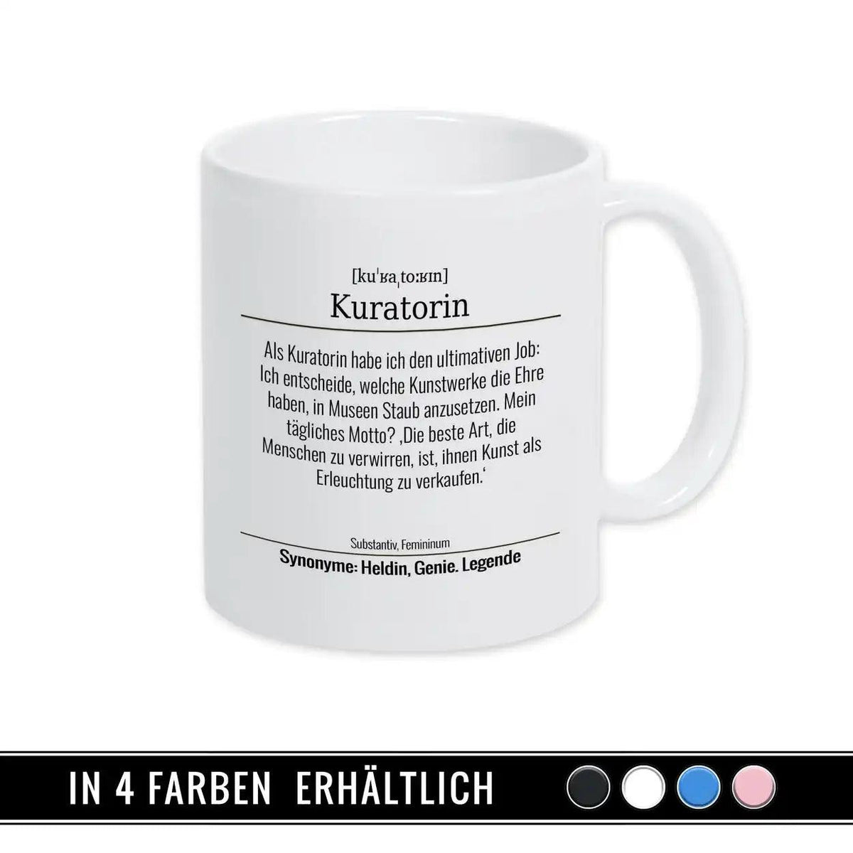 Tasse für Kuratorin - Druckerino