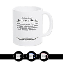 Tasse für Labortechnikerin - Druckerino