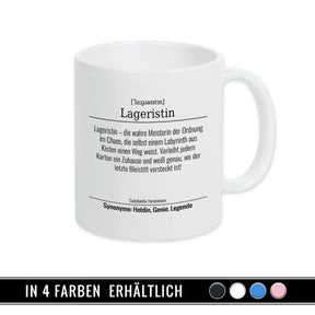 Tasse für Lageristin - Druckerino