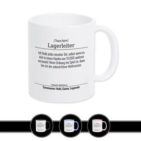 Tasse für Lagerleiter - Druckerino