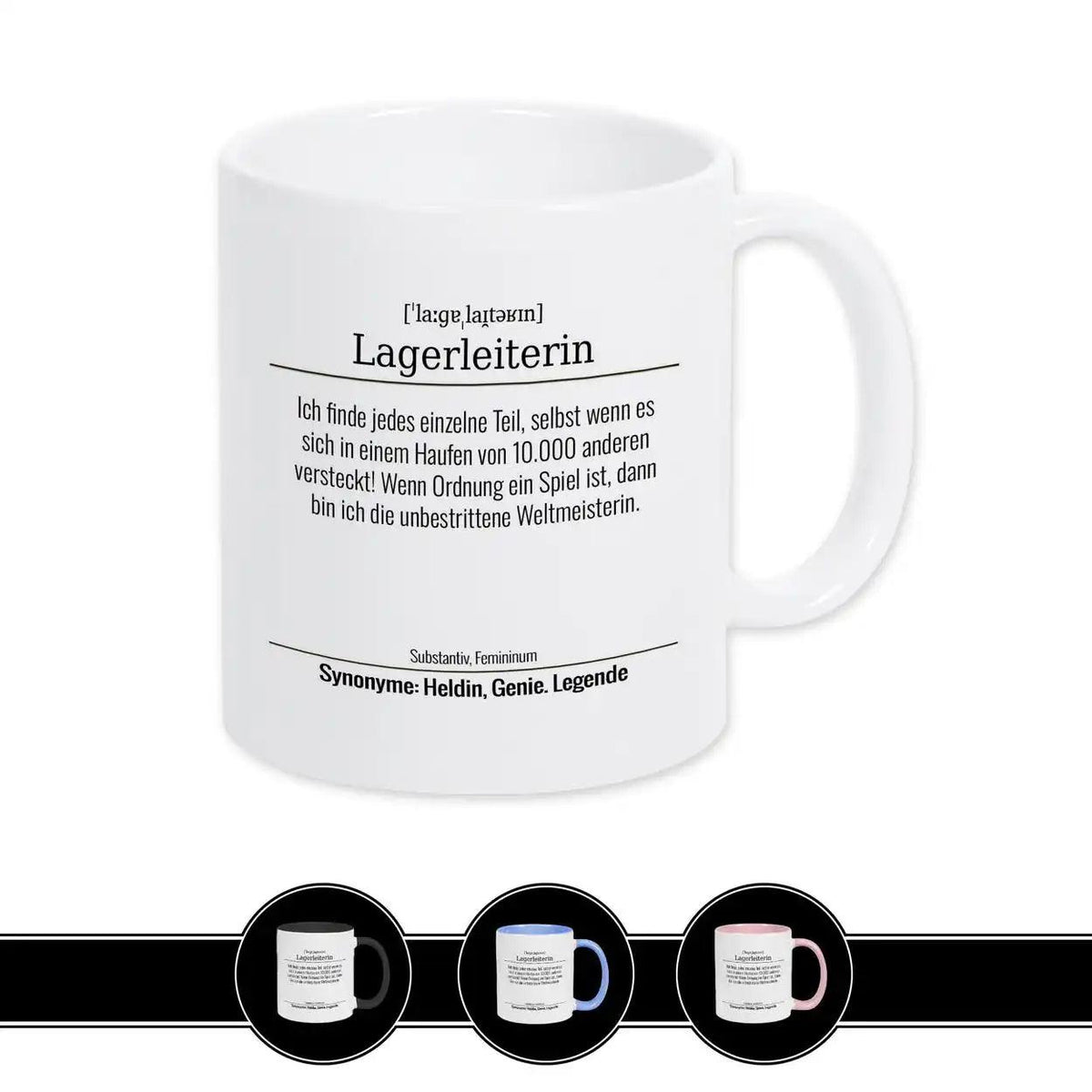 Tasse für Lagerleiterin - Druckerino