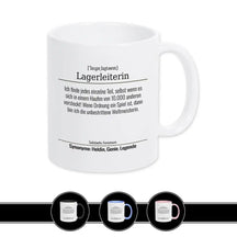Tasse für Lagerleiterin - Druckerino