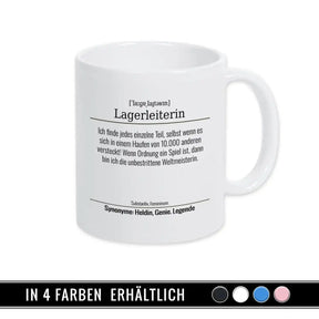 Tasse für Lagerleiterin - Druckerino