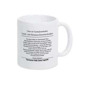 Tasse für Land- und Baumaschinentechniker - Druckerino
