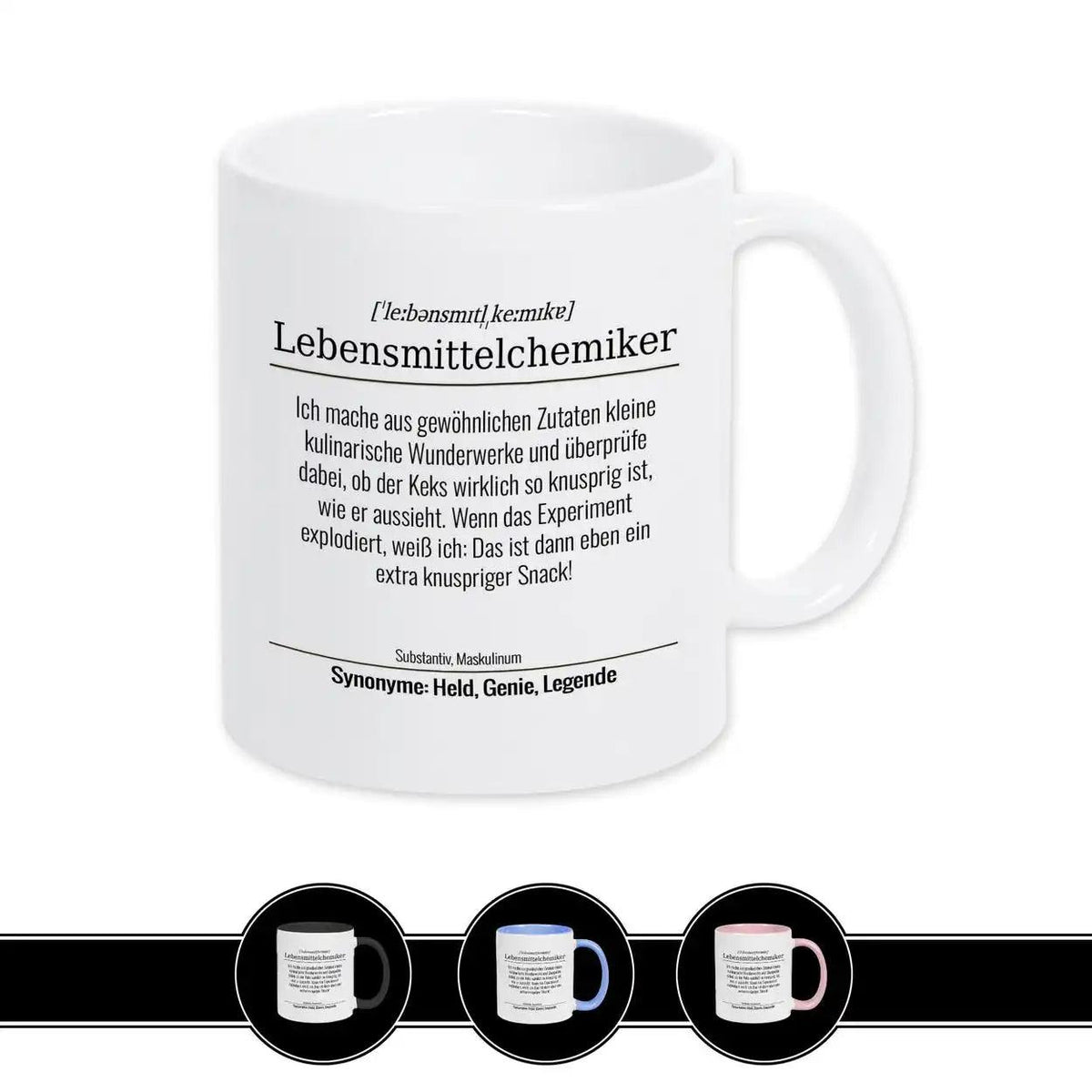 Tasse für Lebensmittelchemiker - Druckerino