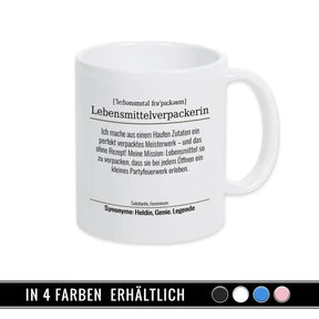 Tasse für Lebensmittelverpackerin - Druckerino