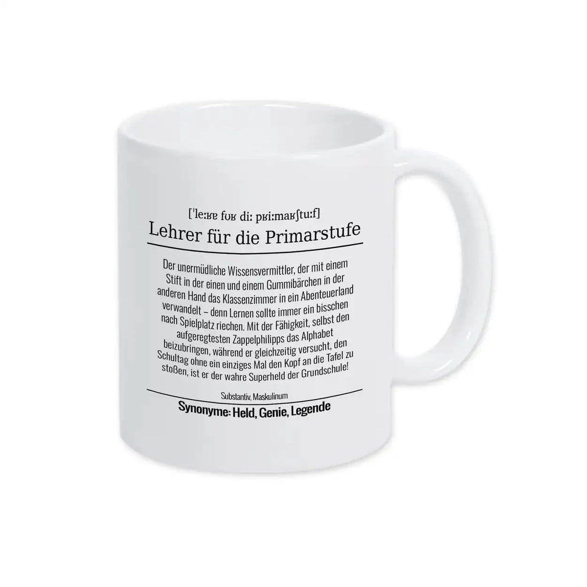 Tasse für Lehrer für die Primarstufe - Druckerino