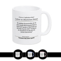 Tasse für Lehrer im öffentlichen Dienst - Druckerino