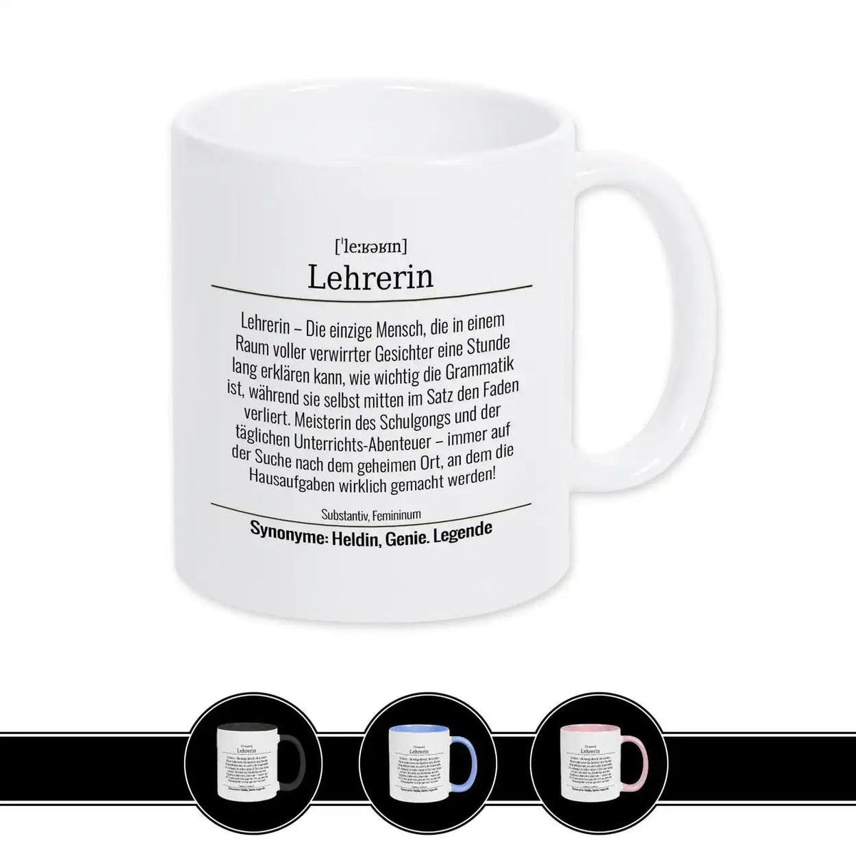 Tasse für Lehrerin - Druckerino