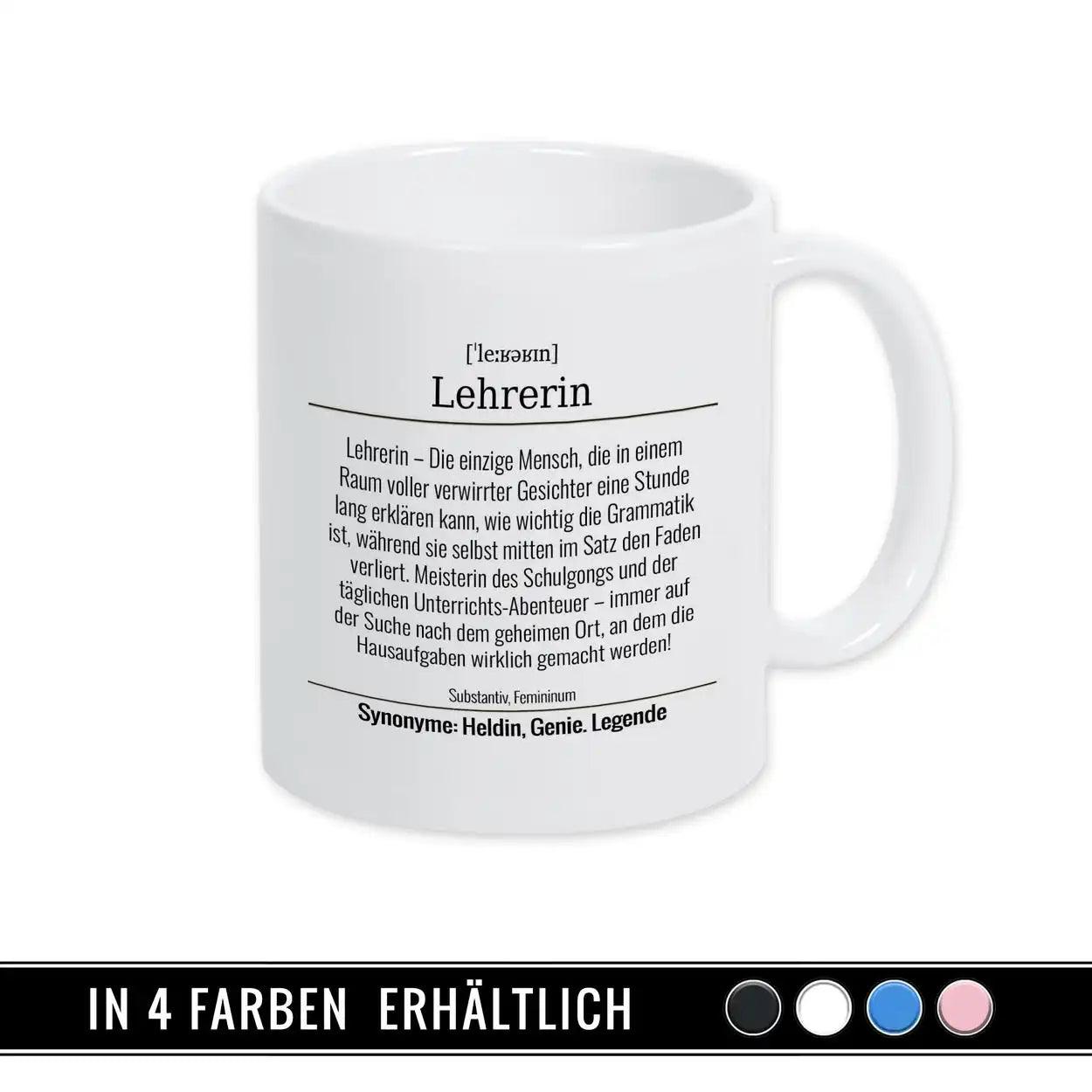 Tasse für Lehrerin - Druckerino