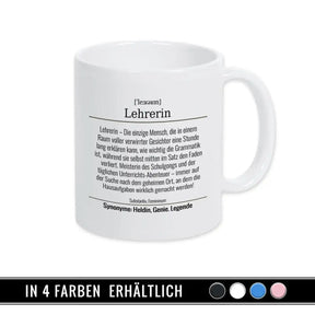 Tasse für Lehrerin - Druckerino