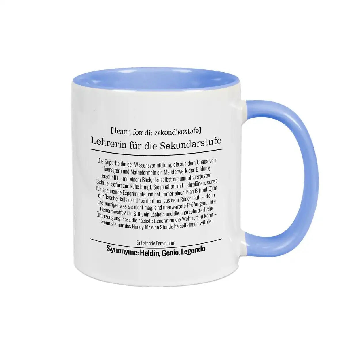 Tasse für Lehrerin für die Sekundarstufe - Druckerino