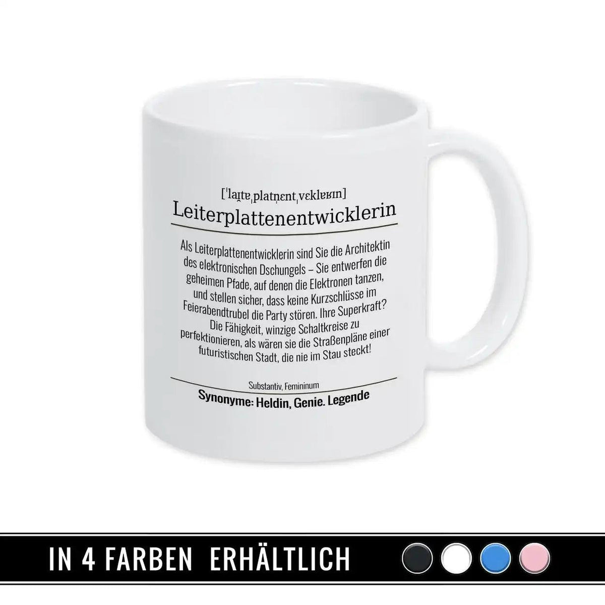 Tasse für Leiterplattenentwicklerin - Druckerino