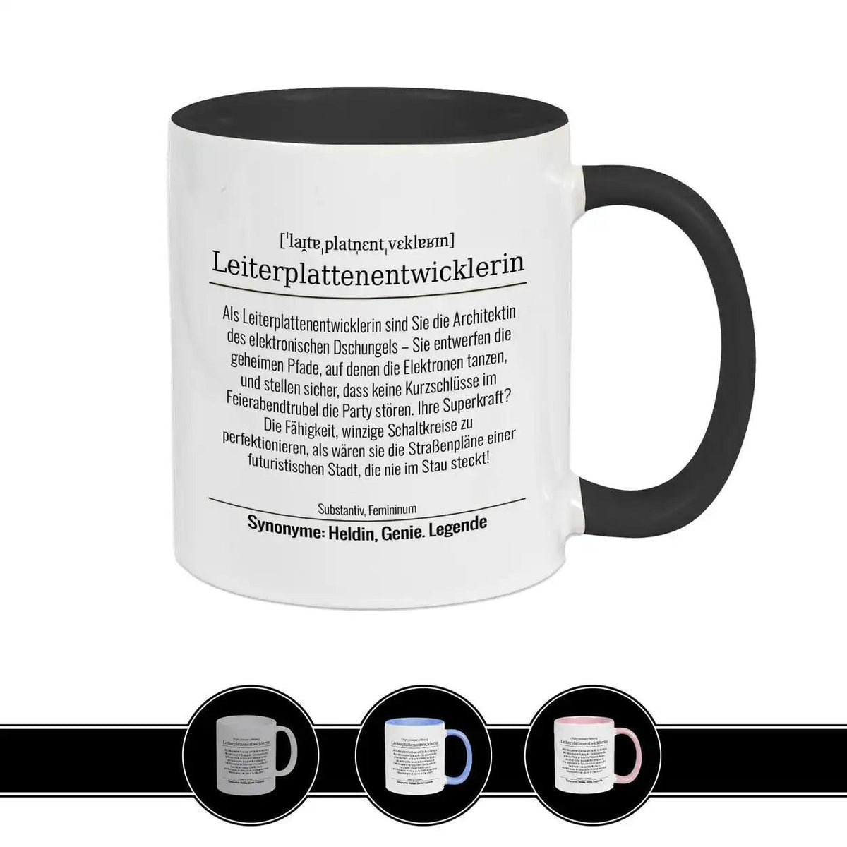 Tasse für Leiterplattenentwicklerin - Druckerino