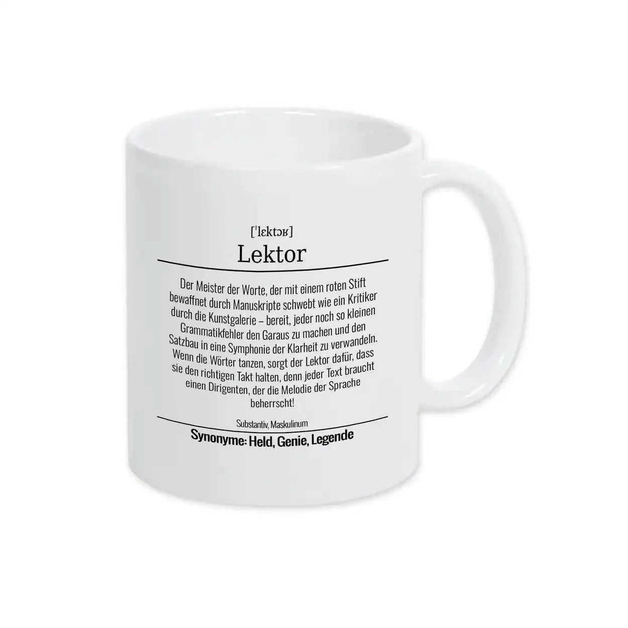 Tasse für Lektor - Druckerino